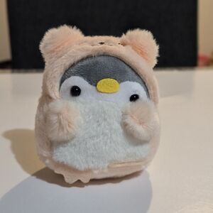 🍒🍒 Charming Plush Sleepy Eye Penguin Keychain, Bag Chain
